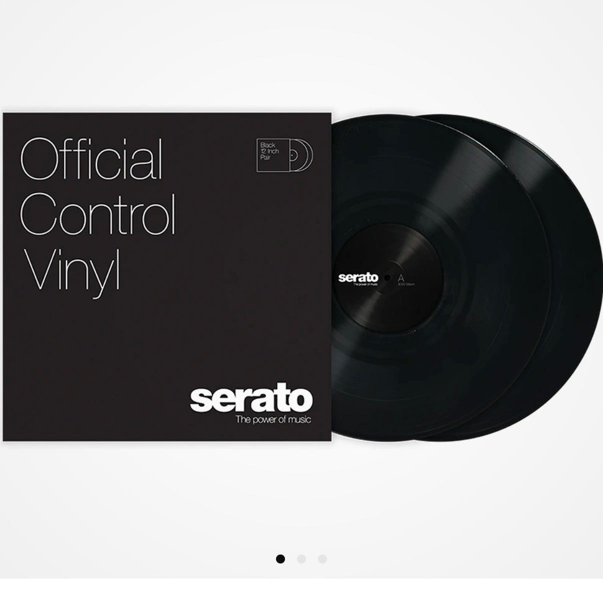 12" Control Vinyl Performance-Serie - 2x12 Black