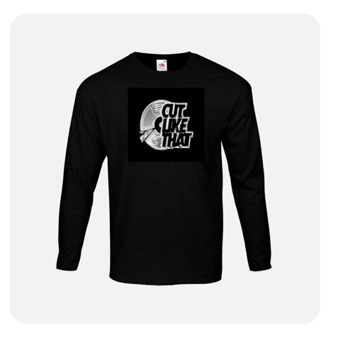 Cut Like That - Long Sleeve Back T-Shirt 👕