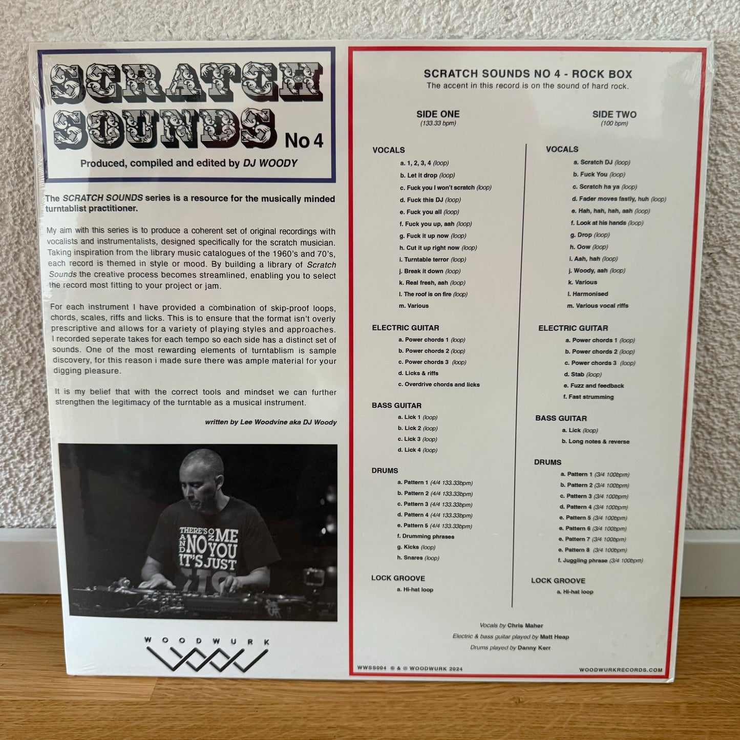 Dj Woody - Scratch Sounds #4 (Rock Box) - 12’’ vinyl NEW
