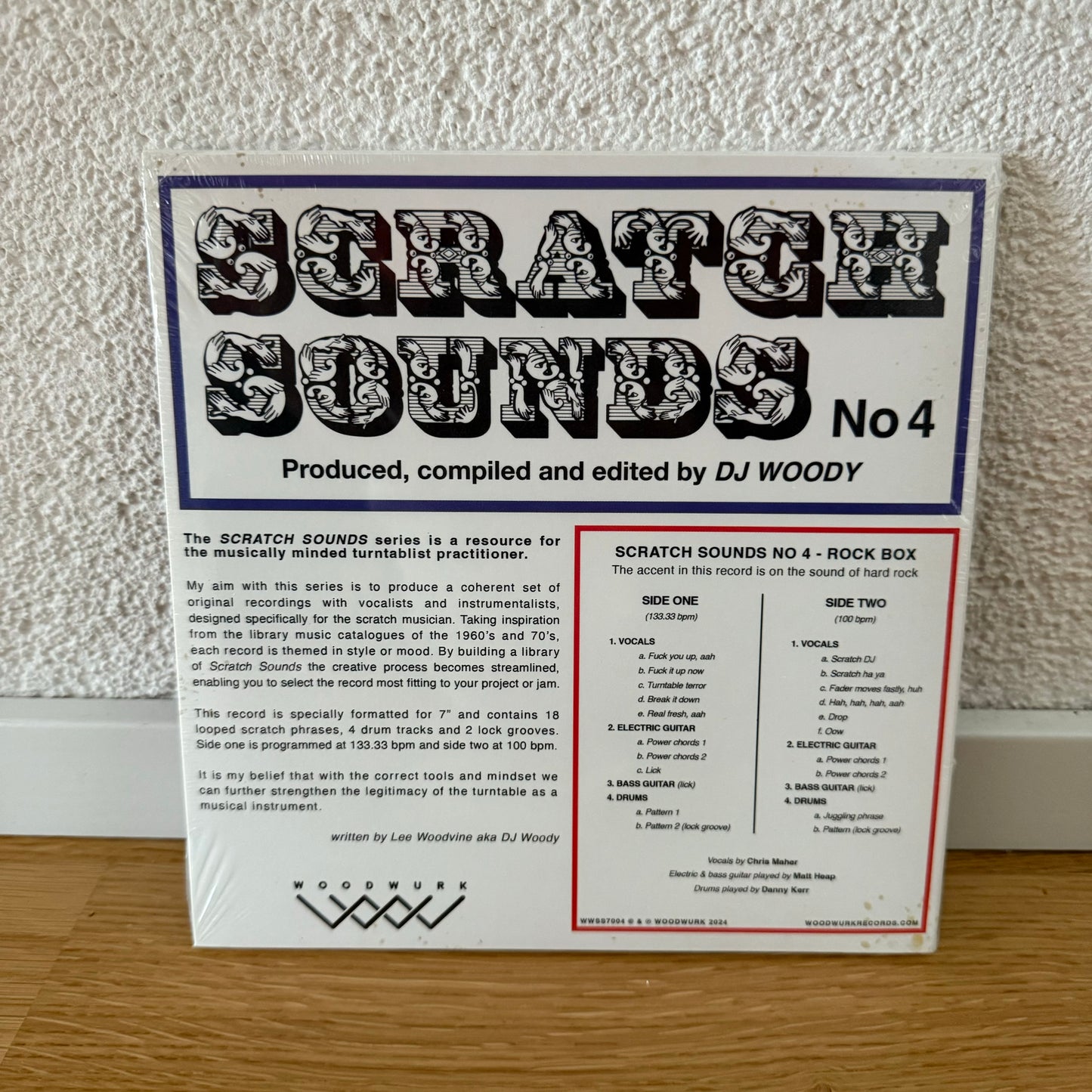 Dj Woody - Scratch Sounds vol. 4 - 7” - NEW