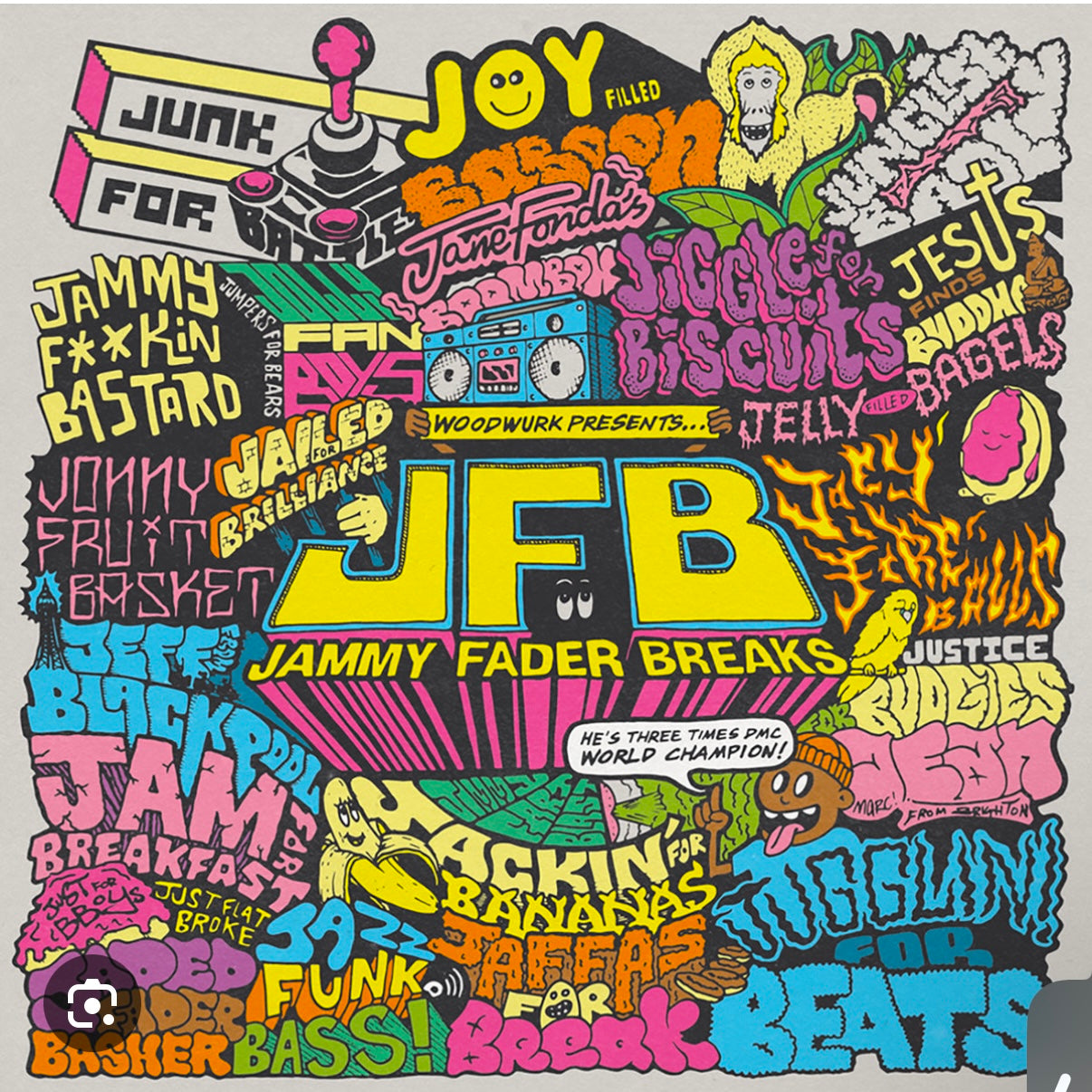 JFB - Jammy Fader Breaks - 12” Black
