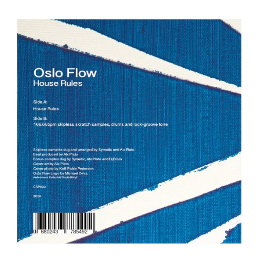 Oslo Flow - Alx Plato - House Rules - 7” black Vinyl