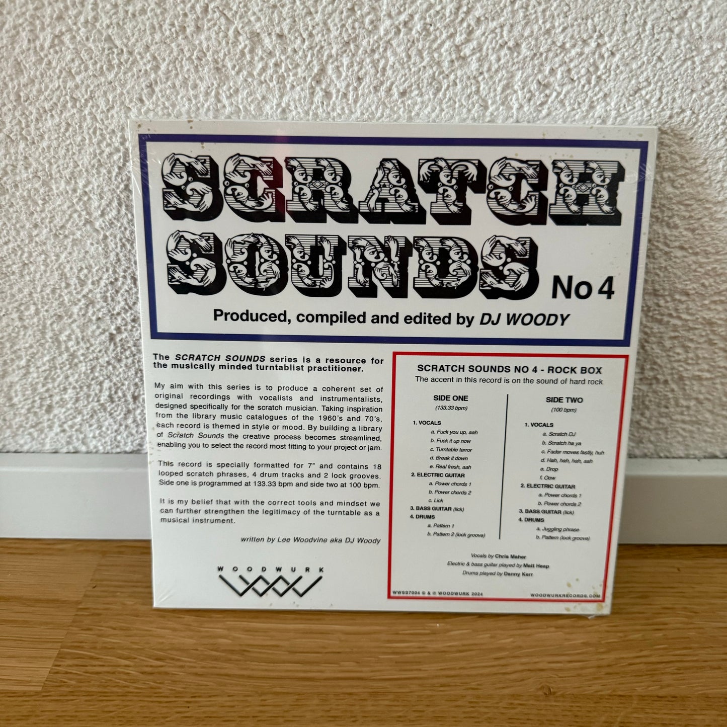 Dj Woody - Scratch Sounds vol. 4 - 7” - NEW