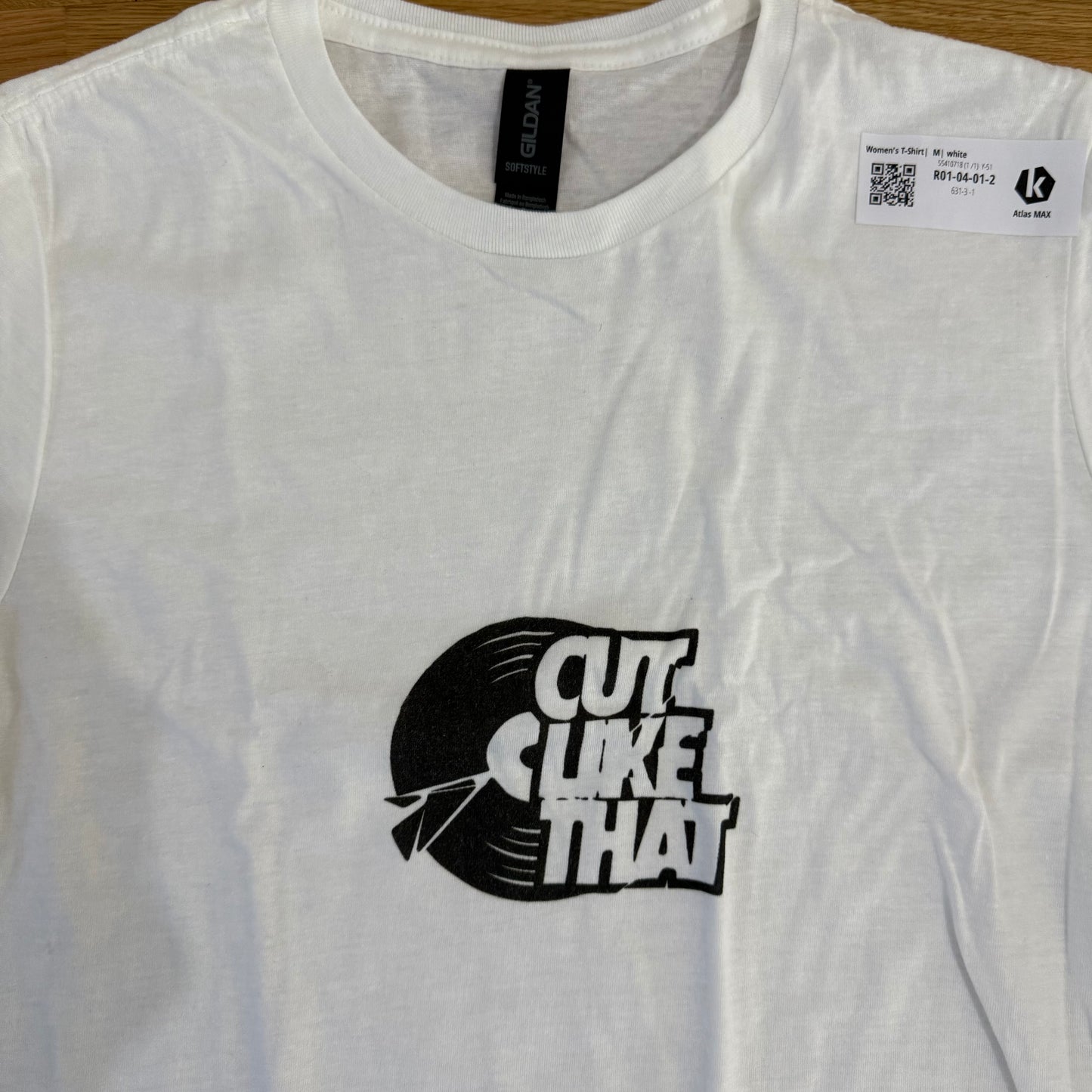 Cut Like That Lady White T-Shirt