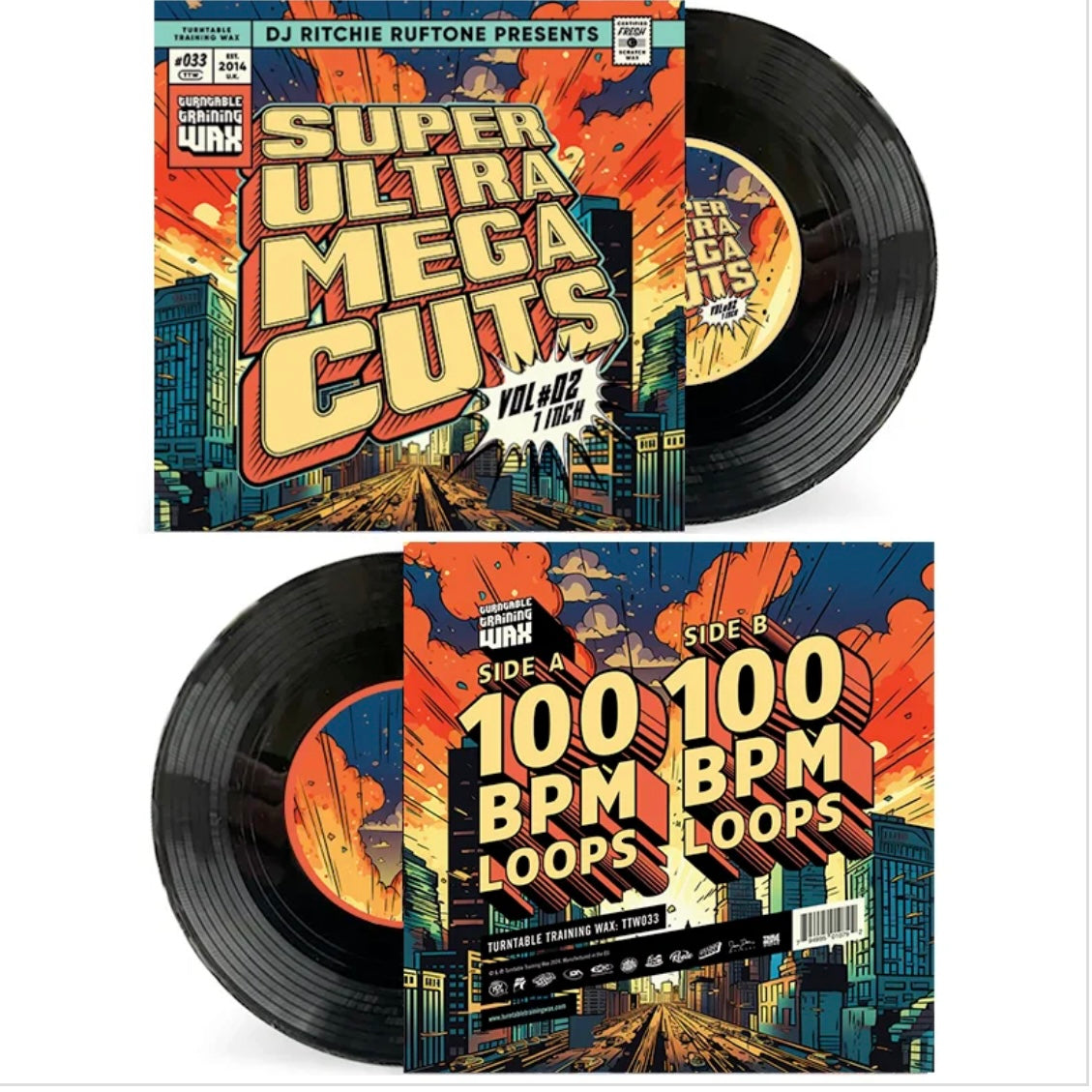 Super Ultra Mega Cuts vol. 2 - 7” Black