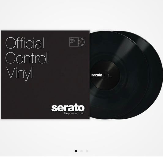12" Control Vinyl Performance-Serie - 2x12 Black