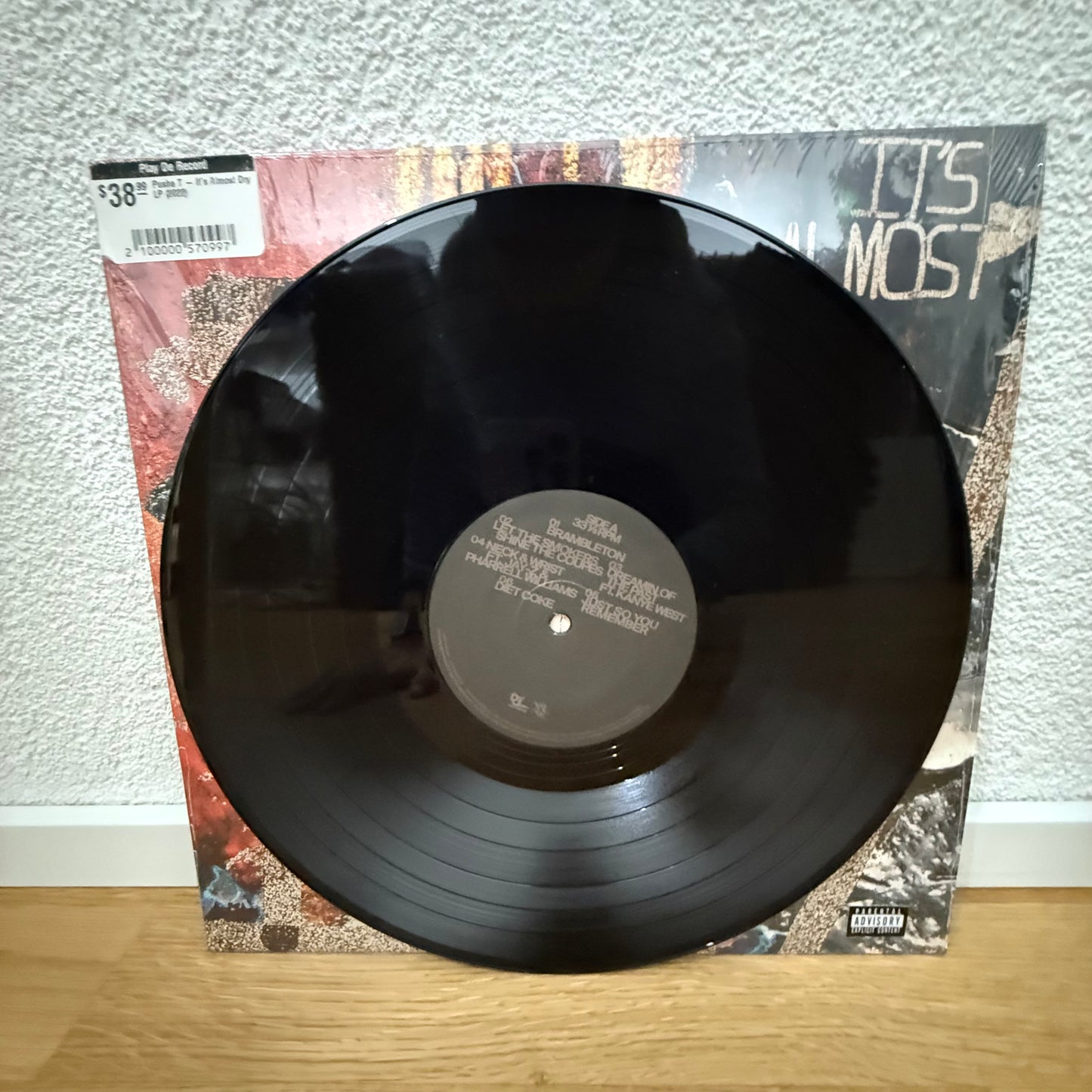 Pusha T - It’s Almost Dry - 12” Black