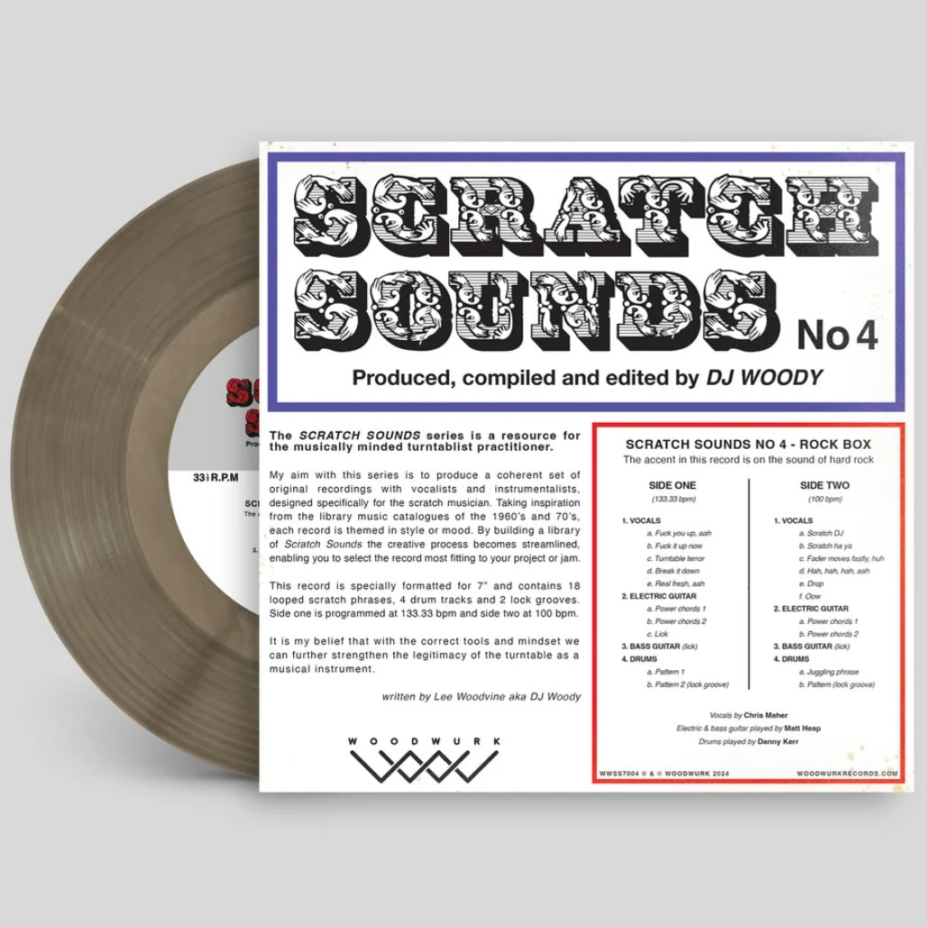 Dj Woody - Scratch Sounds vol. 4 - 7” - NEW