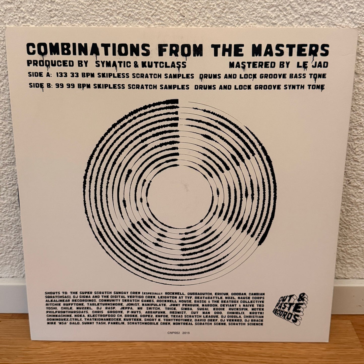 Symatic and Kutclass - Combinations from the Masters - 12” Black Vinyl