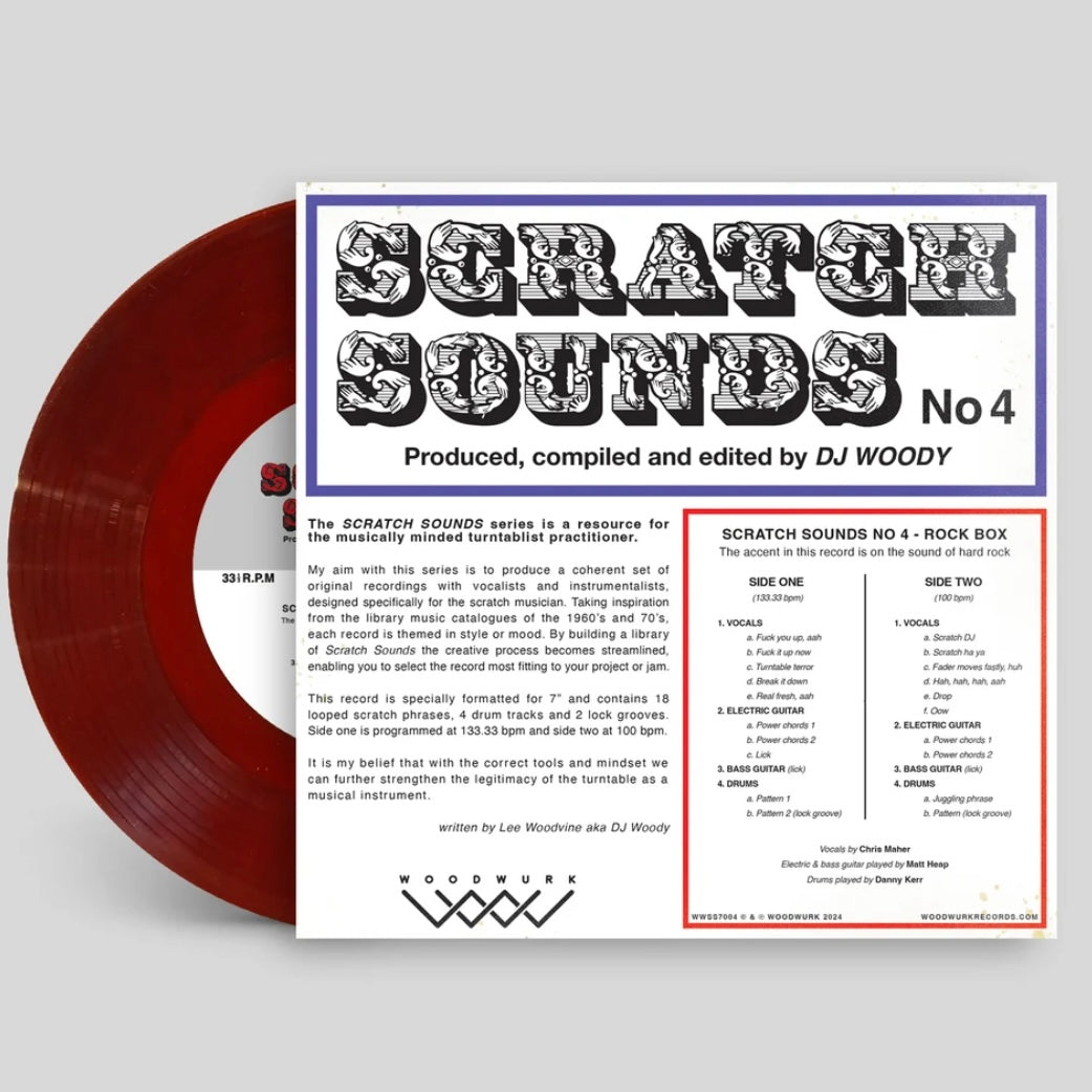 Dj Woody - Scratch Sounds vol. 4 - 7” - NEW