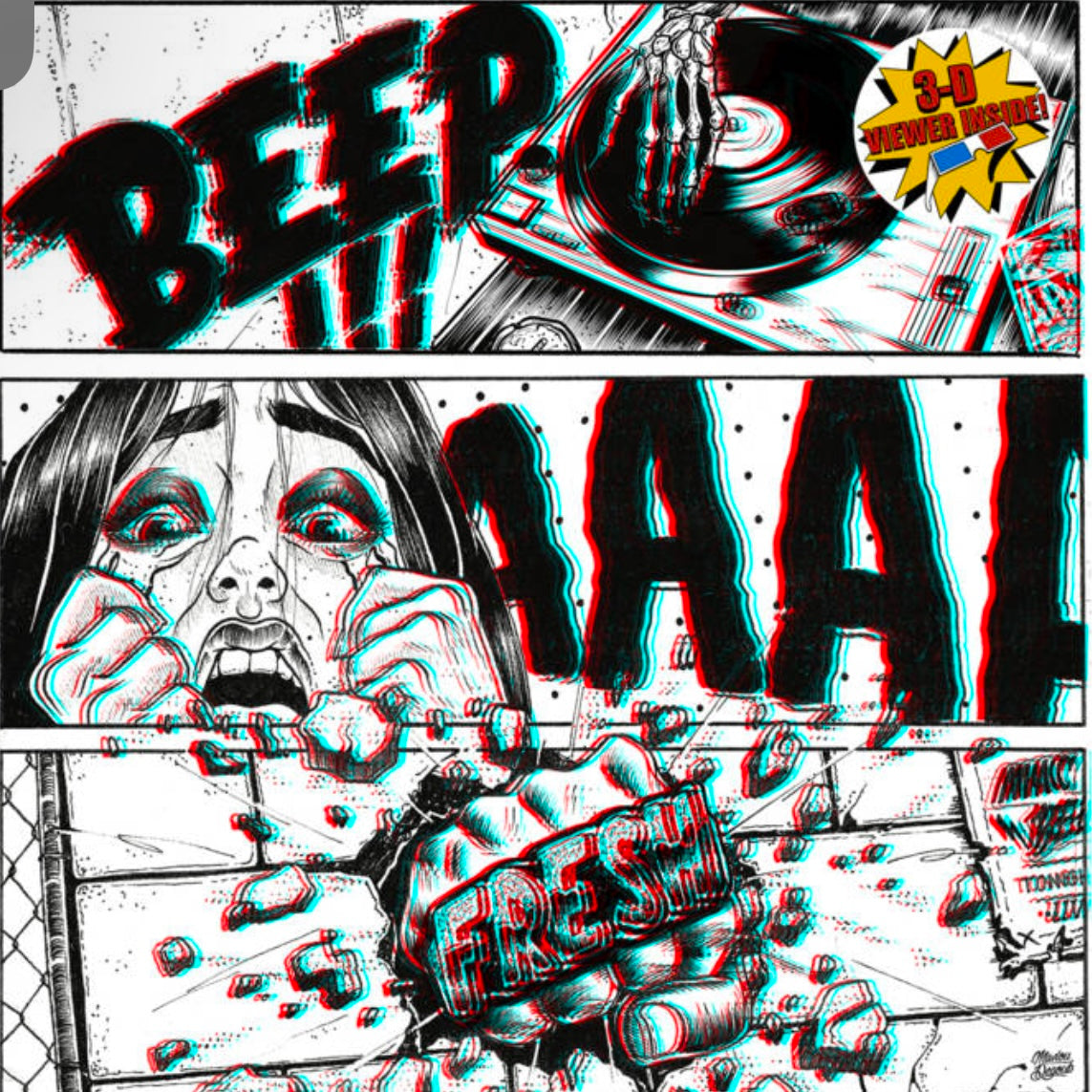 Beep Aaah Fresh Breaks - Ugly Mac Beer 3D - 12” Black