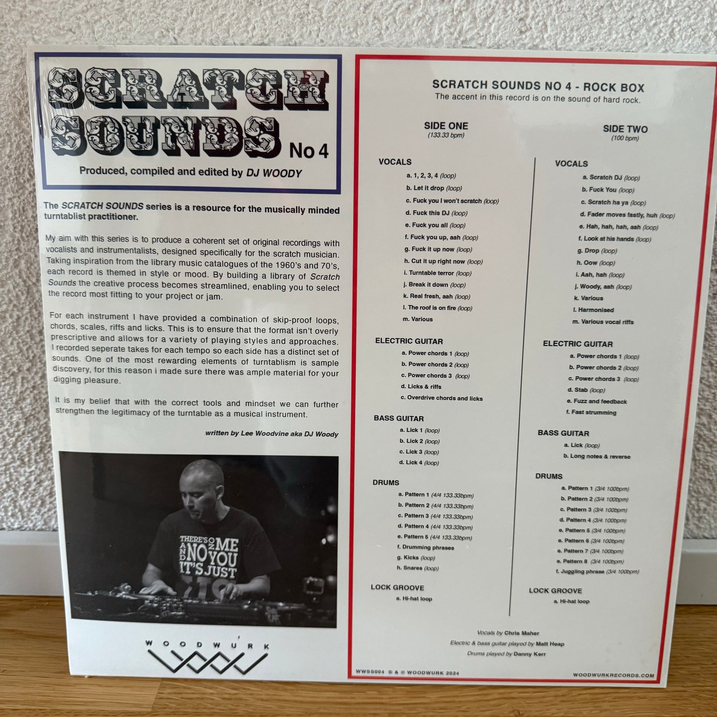 Dj Woody - Scratch Sounds #4 (Rock Box) - 12’’ vinyl NEW
