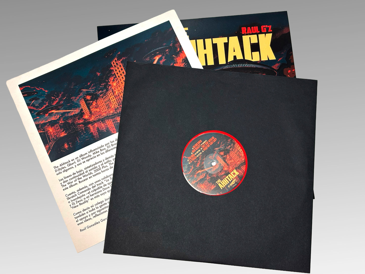 Raul G’z - The Ahhtack - 12” Red
