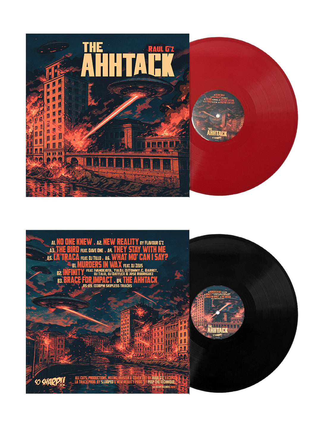 Raul G’z - The Ahhtack - 12” Red